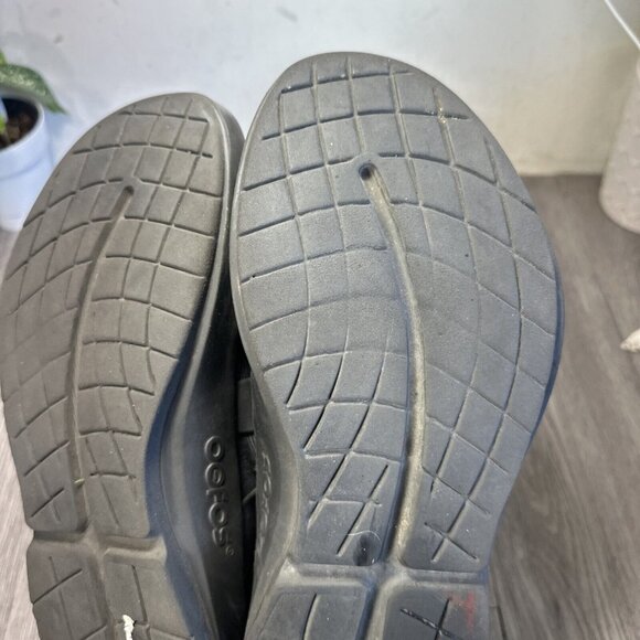 Oofos OOmg eeZee Low Mens 11 Shoes Slip On Sneaker Recovery Black Gym main image 5